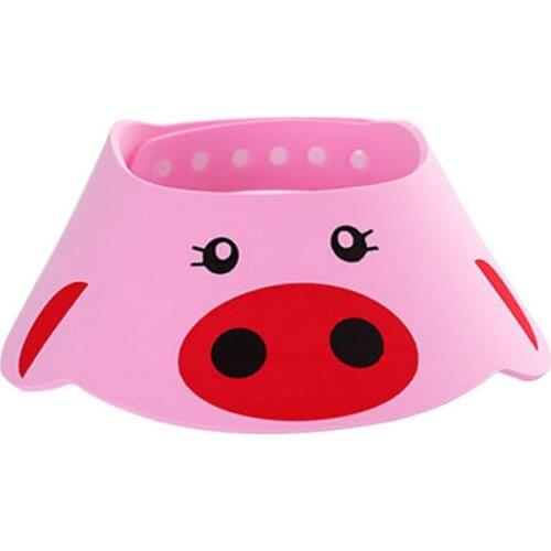 Kids Baby Shampoo Cap Cartoon Shampoo Bathing Shower Cap Wash Hair Shield Soft Security Product Waterproof Ear Protection