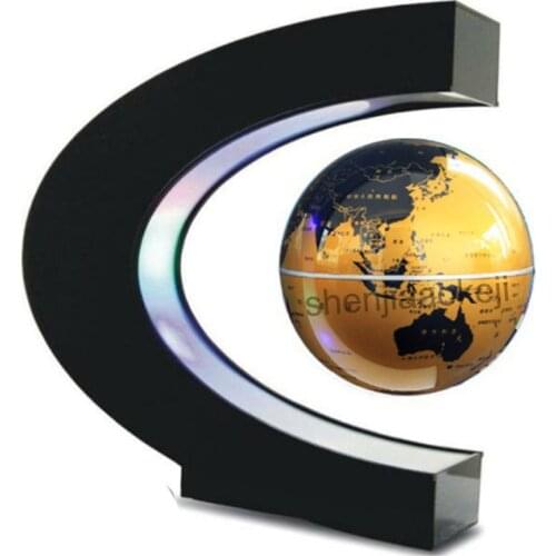 School supplies Magnetic levitation globe Magnetic Floating Globe World Map teaching resources home Office Desk Decoration 1pc