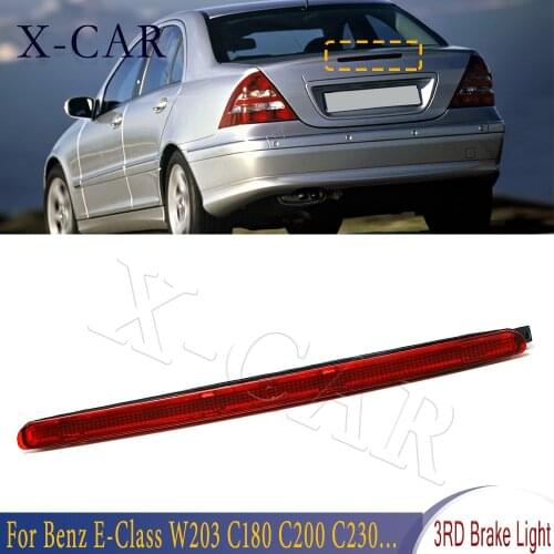 X-CAR LED Rear Brake Light For Mercedes W203 C-Class 2000 2001-2007 A2038201456 Rear Stop Lamp Warning Light Car Accessories