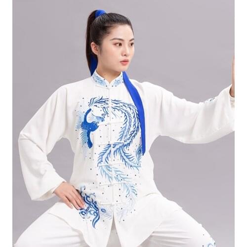 Men Women Kung Fu Uniform Chinese Style Tai Chi Uniform Wushu Martial Arts Morning Exercise Bruce Lee Tang Suit Taichi TA2547
