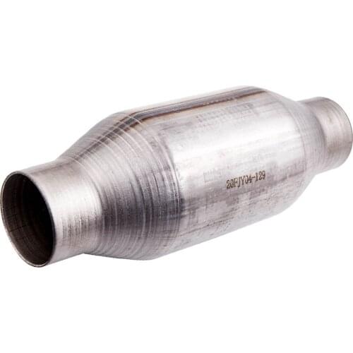 2.25" Universal Catalytic Converter High Flow Stainless Steel 2 pieces 410225