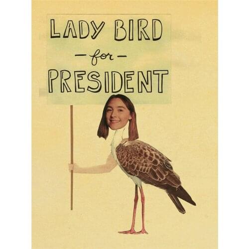 Vintage Movie Lady Bird Retro Pre-Printed 11CT Cross-Stitch Patterns Embroidery DMC Threads Needlework Hobby Sewing Floss