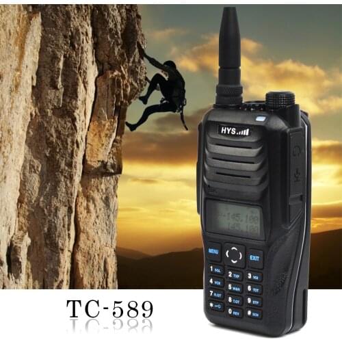 Military 10w Dual Band Walkie Talkie VHF UHF 2600mah Li-ion Ham Two Way Radio