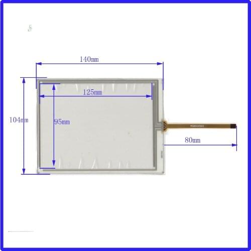 ZhiYuSun M6010A 144*104 NEW 6 inch 144mm*104mm 4 wire Universal LCD Touch Screen Panel Digitizer CAR GPS this is compatible