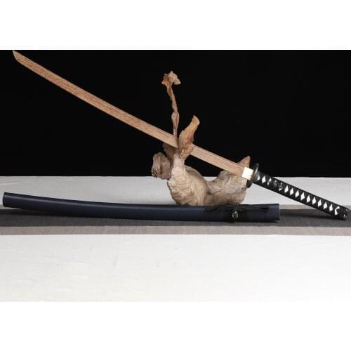 103cm Iaido High Quality Wooden Katana Sword Bushido Training Cassia Siamea Cosplay