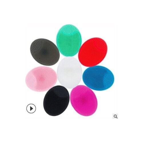200pcs/lot Multi Silicone Remover Facial Brush Soft Baby Shampoo Brush Cleanser Mini Skin Care Tools HA520