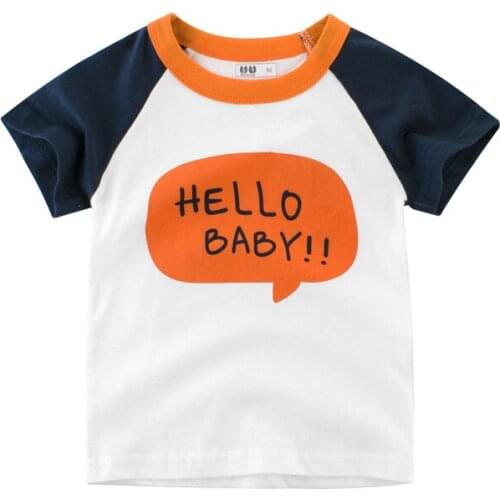 2019 Childrens Clothing Summer New Style Children T-shirt Cotton Boys Short Sleeve Baby Top Manufacturer Direct a Generation of