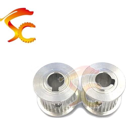 3D Printers Parts Timing Pulley S2M 30teeth bore 8mm(Keyway 3mm) S2M-30Teeth timing pulley fit for S2M belt width 12mm