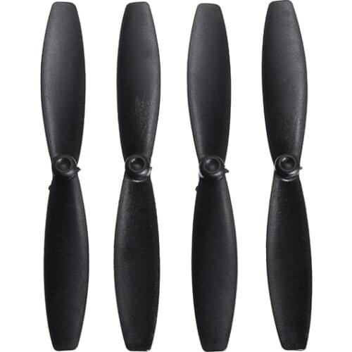 4pcs Black fit 0.8mm Hole Propellers Props Blade Spare Part Universal for Parrot Mini Drones Replace Accessories