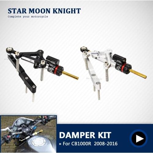 Accessories For HONDA CB1000R CB 1000R 2008-2016 CNC Steering Damper Stabilizer Shock Absorber Direction Mount Bracket CB 1000 R