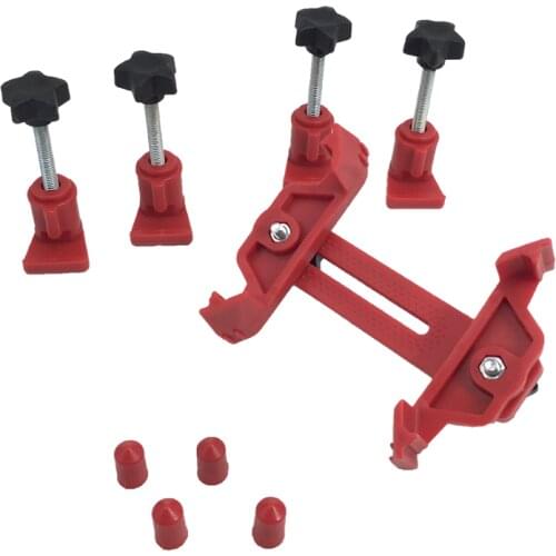 Car Auto Dual Cam Clamp Camshaft Engine Timing Locking Tool 5 Pcs Sprocket Gear Kit Universal Lock Tools ABS+Metal Locking Tool