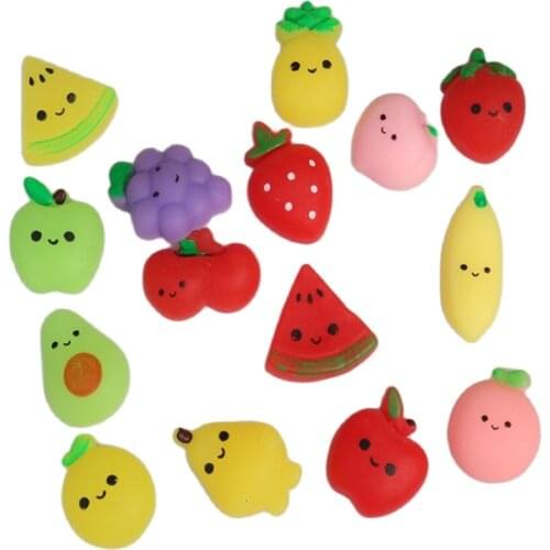 Fruits models Mochi antistress Mini Squeeze Squishy Kawaii Ushihito dolls Children kids funny toys