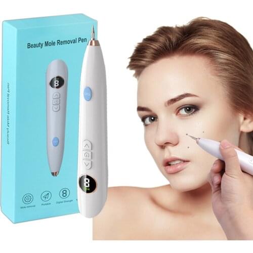 9 Level LCD Face Skin Dark Spot Remover Mole Tattoo Removal Laser Plasma Pen Machine Facial Freckle Tag Wart Removal Beauty Care