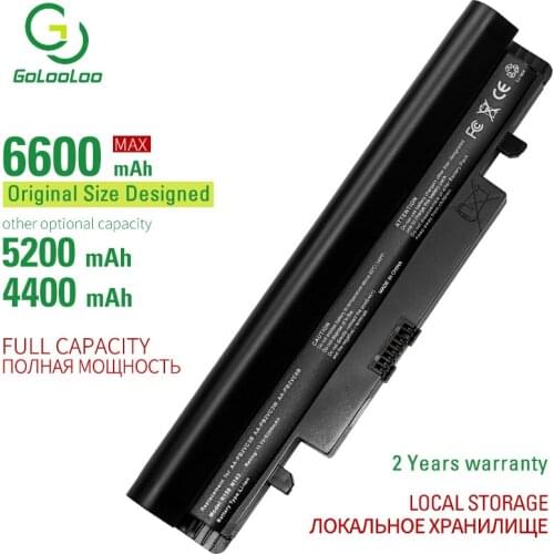 Golooloo 6 cells laptop battery for Samsung NT-N143 N143P N145 N145P N148 N148P N150 N150P N250 N250P N260 N260P AA-PB2VC6B