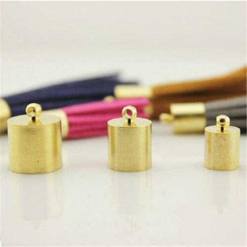 Factory direct DIY jewelry accessories metal tassel cap drop earrings jewelry earrings jewelry making supplies