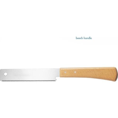 30cm Long Craft Saw Mini Hand Saw with 17 Extra Fine Teeth, SK5 Blade, Beech Handle, Home Wood DIY Manual Saw for Model Hobby