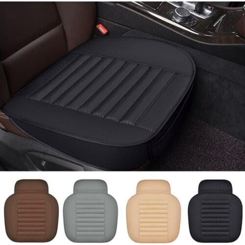 Universal car front seat cover, non-fading breathable PU leather seat cushion, used for car seat accessories
