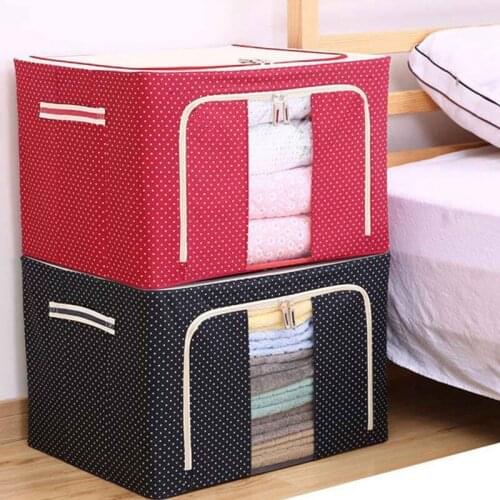 Moisture-Proof Foldable Storage Basket Sundries Storage Box Underwear Cosmetic Organizer Jewelry Scarf Socks Storage Bags