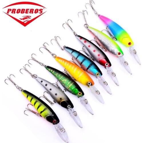 Weimostar 8.3g/9cm Fishing Lures Minnow Fishing Lures With Hooks Artificial Wobblers ABS Hard Baits Tools random send