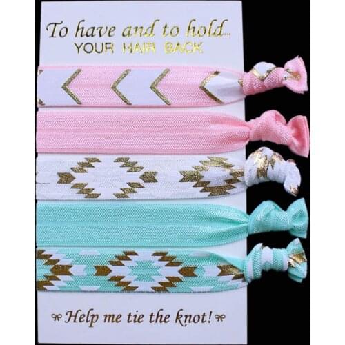 10 sets/lot (50 pcs) Women colour Hairband foe Elastic Hair Ties girl Hair Accessories free shipping