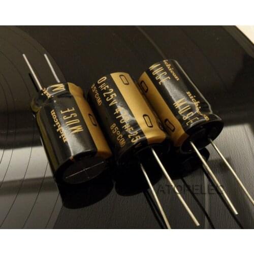 10pcs NEW Nichicon MUSE KZ 470uF/25V Electrolytic Capacitors Hi-Fi Audio
