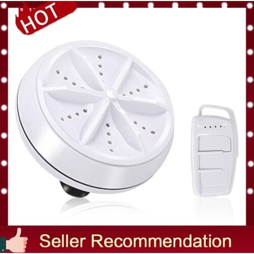Mini Ultrasonic Washing Machine Portable Turbo Personal Rotating Washer Convenient Travel Home Business Travel USB