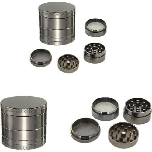 4 Layer Zinc Alloy Herb Grinder 40mm Herb Spice Grass Weed Tobacco Smoke Grinders for Men Smoking Accessories In Stock