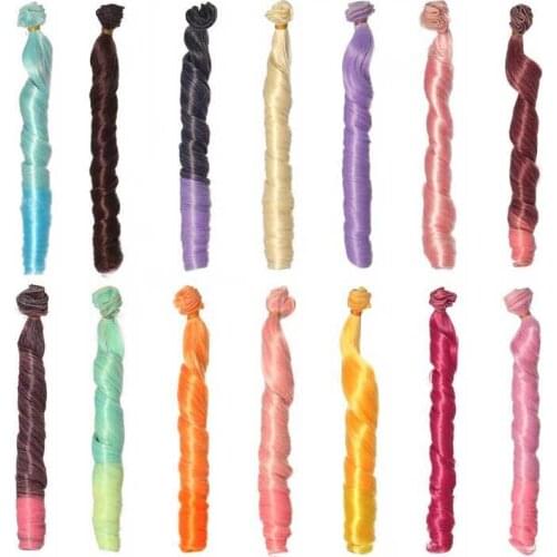 5PCS/LOT High-temperature Wire DIY Doll Hair Curly 1/6 BJD Accessories