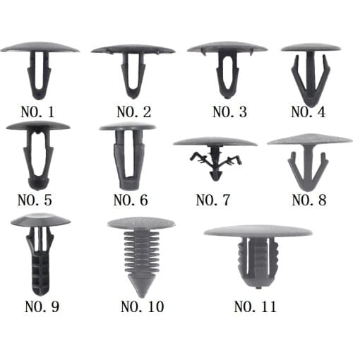 50PCS Automotive Engine Hood Cover Retainer Rivet For Toyota Honda Hyundai Car Cotton insulation Fasteners Fixed Clips