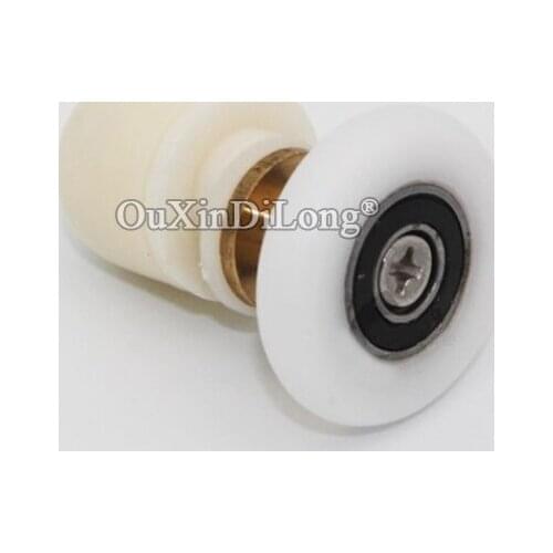 Brand New 8PCS Shower Bathroom Door Rollers Pulleys Mute Nylon Wheels Runners Diameter 19/23/25/27mm