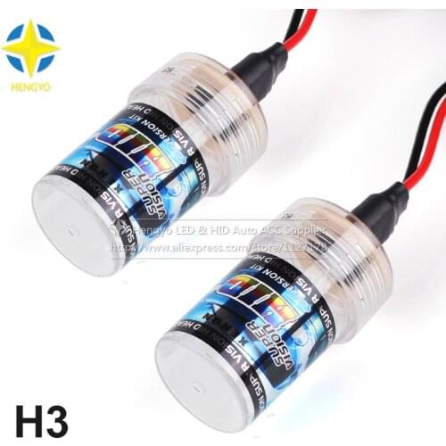 Auto Care 2pcs H3 35W 12V Car HID Xenon Bulb Replacement Headlight Lamp Auto Light Source 4300K 5000k 6000k 8000k 10000k
