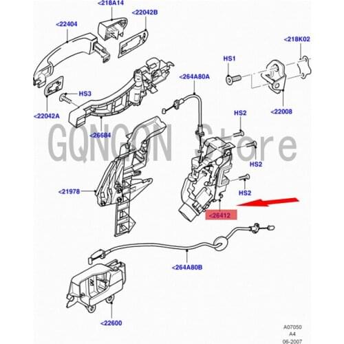 CAR Rear Door Locking Machine Lock Assembly Left For dMo nd eoF oc us Rear Door Lock Latch Actuator Middle Door Locking Machine