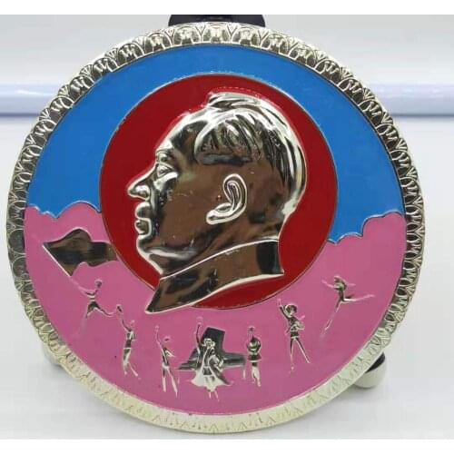 Chinese Red Collection Chairman Maos Large Medallion Badge Mao Zedong Remembrance Seal
