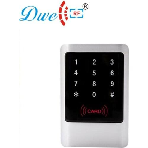 DWE CC RF 125khz metal case access control reader touch screen waterproof IP65