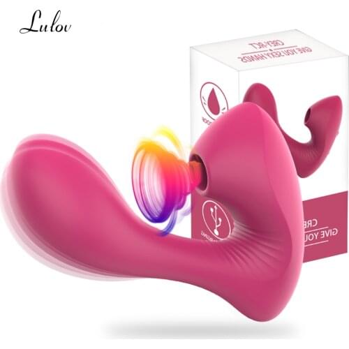 Powerful Clit Sucker Vibrator for Women Dildos Clitoris G-Spot Stimulator Penis Female Panties Sex Toy Goods for Adults 18