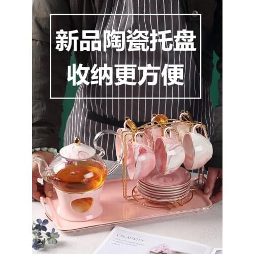Fruit Flower And Boiled Teapot Tea Cup Set Cha Nel