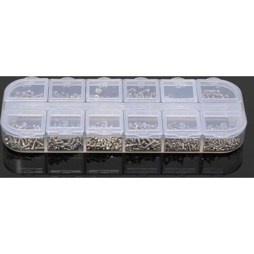 1100pcs With Screwdriver Tweezer Eye Glasses Repair Kit Home Stainless Steel Screws For Watch Clock Tiny 5pairs Nose Pads