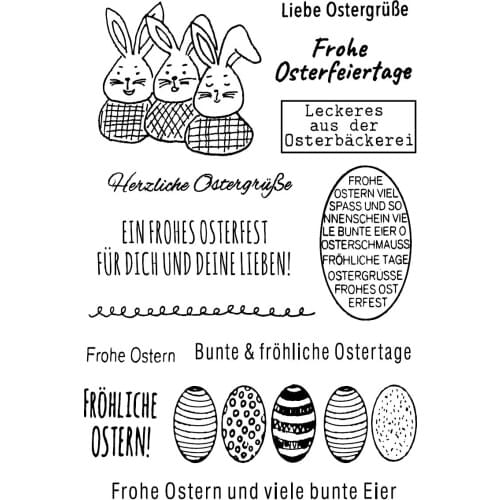 German Clear Silicone Stamp / seal for DIY Scrapbooking / Album Decorative Clear Stamp Sheets A219