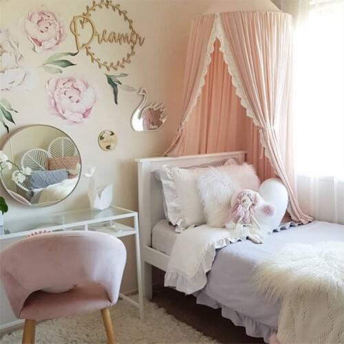 New Fashion Soft Kids Baby Bed Canopy Bedcover Mosquito Net Curtain Bedding Dome Tent Cotton Crib Netting