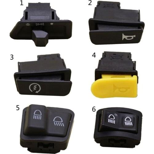 2021 New Electromobile Motorbike Switches Handlebar Control Accessories Electric Start Small Dimmer Horn On-off Buttons