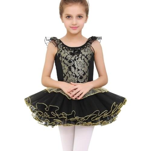 HIGH QUALITY!! New Arrival Kids Girls Black Classic Ballet Tutu Skirt Dress Customized Ballet Dancewear Dresses Dance Tutu Dress