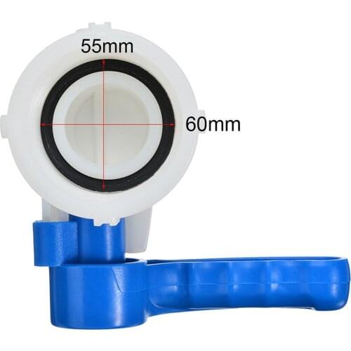 Valve Tank adapter 60mm Union S60x6 Drain With fixed union nut Connection