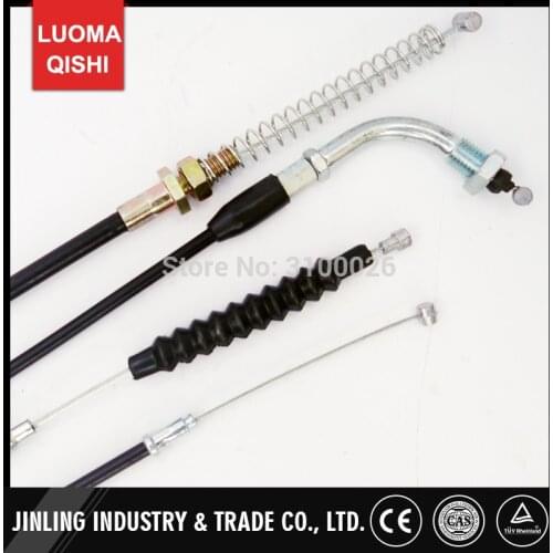 Full Set Clutch Throttle Chock Packing Brake Cable Fit For ATV Jinling 250cc parts EEC JLA-21B Quad Bike