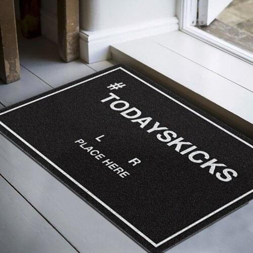 Rectangle Decor Home Door Mat Living Room Mat Kitchen Mat Hallway Entrance Door Mat Carpet PVC Anti-slip Mat Custom Mat Carpet