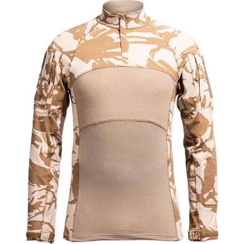 British Desert Camouflage Shirt Military Uniform Tactical Outdoor Gear Hunting Fishing Camping For Men Army Police Swat Use