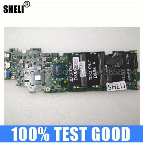 SHELI for Dell 13Z 5323 Laptop Motherboard with I7-3537U DA0V07MBAD1 CN-0N4XF1 N4XF1 Notebook Pc Mainboard 100% Tested Ok DDR3