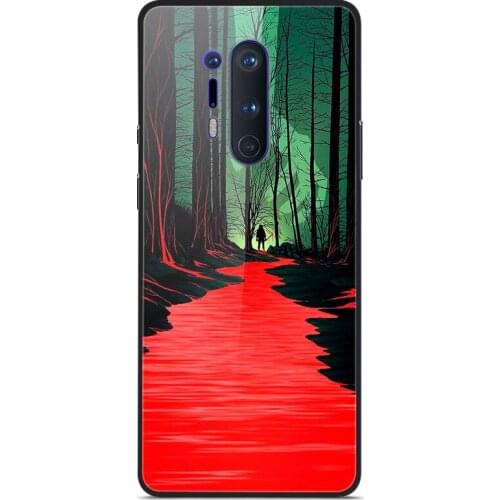 Glass Case For Oneplus 8 Pro Phone Case Phone Cover Phone Shell Back Bumper Series 3