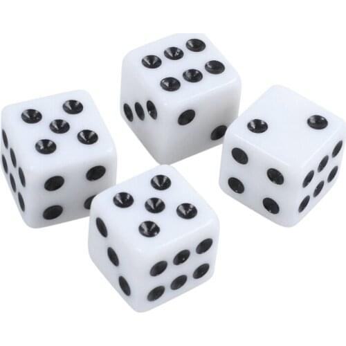 4 Pcs Car Vehicle Dice Design Tire Valve Wheel Stem Caps Covers