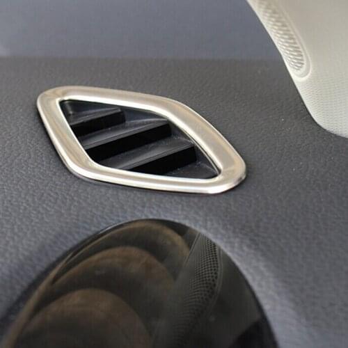 Stainless steel For MG ZS 2018 accessories Car Styling Car conditioner air Outlet decoration Cover Trim 2pcs