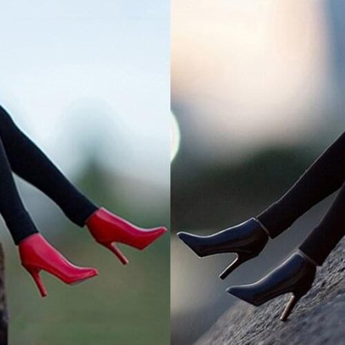 CEN-S05 1/6 Scale Female Shoes Model Leather High Heels Fit For 12" Inch Action Figure Doll Body